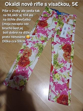 Farebné dievčenské džíny, 92