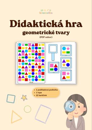 Geometrické tvary - didaktická hra, 