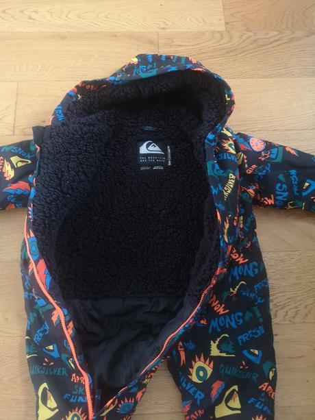Zimný overal quiksilver baby suit black 12-18m(86), quiksilver,86