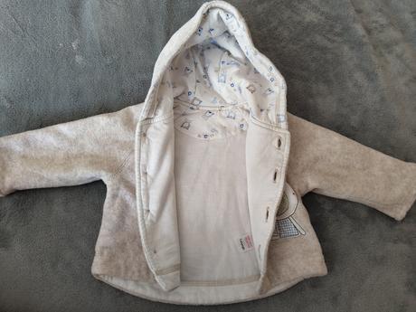 Krémová mikina s mackom, george,62