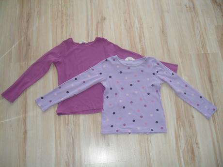 Dievčenské tričká - veľ.110-116 (cena za 2ks), h&m,110