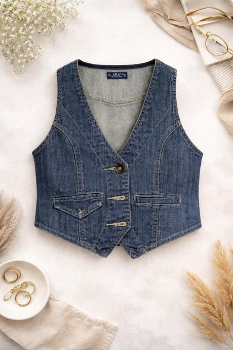 Džínsová vesta, m