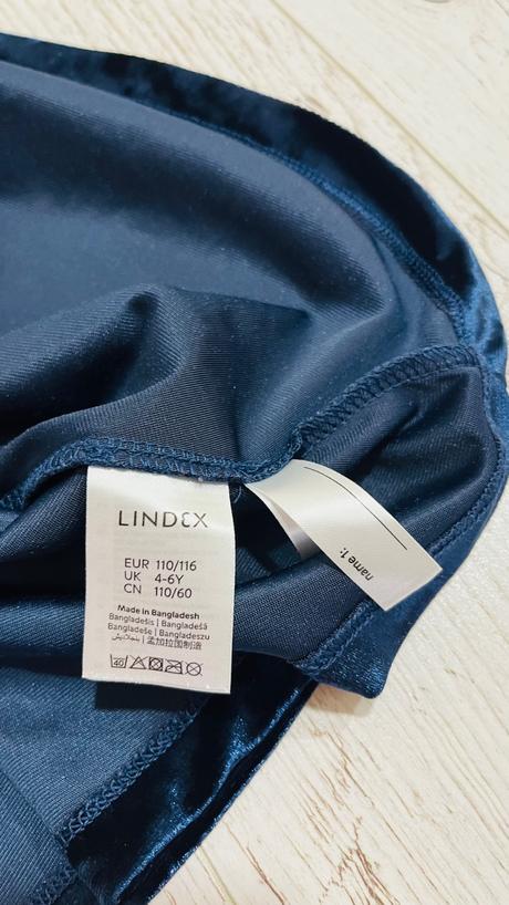 Tmavomodré šaty lindex 110/116, lindex,110