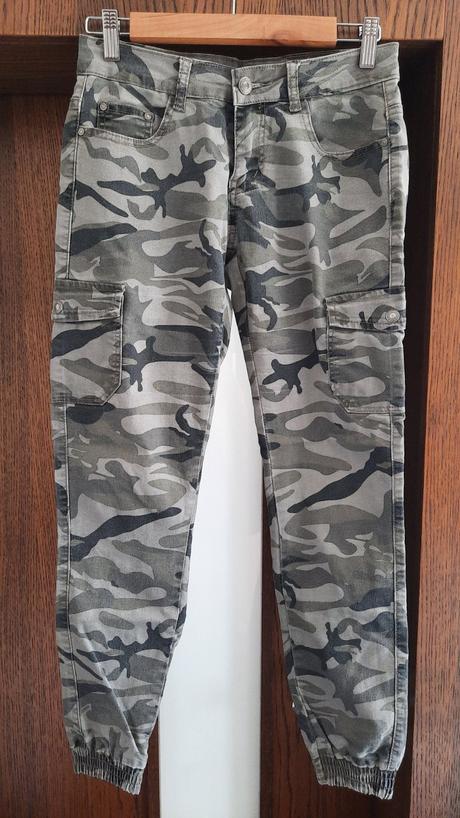 Maskáčové nohavice, s