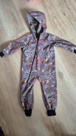 Softshellovy overal podsity fleecom 98, 98