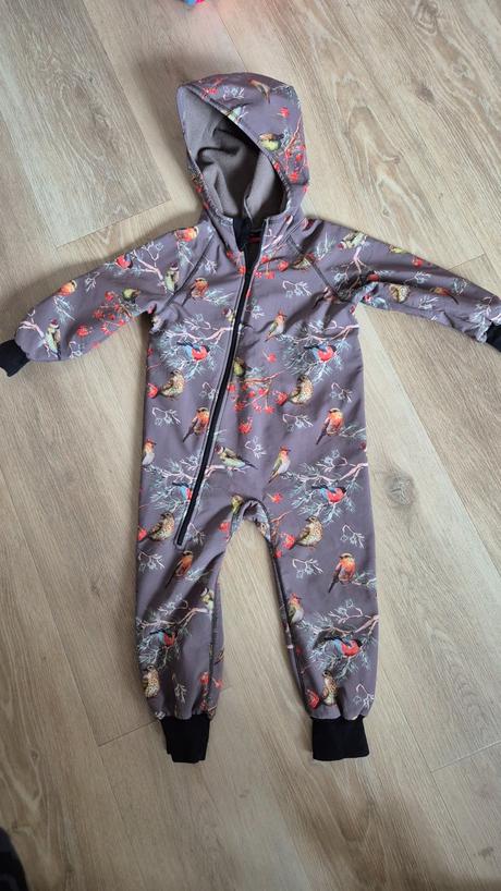 Softshellovy overal podsity fleecom 98, 98