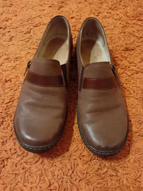 Kožené poltopánky zn. stefano, 41