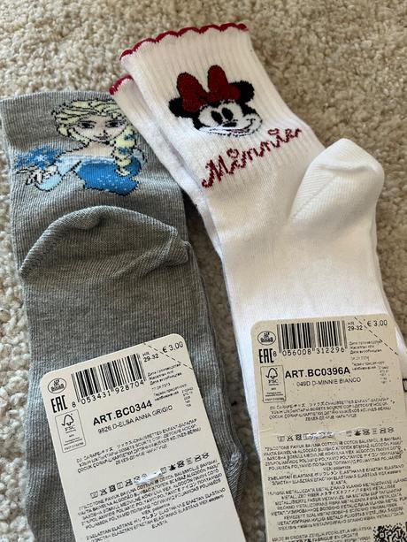 Detske ponožky frozen a disney, vel. 29-32, calzedonia,29 / 30 / 31 / 32