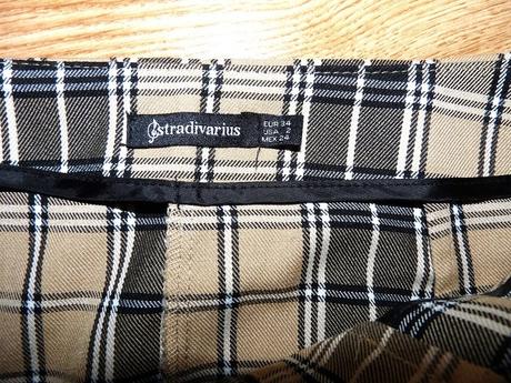 Kockovaná so zipsom, stradivarius,34