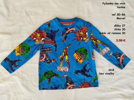 Tričko na spanie, marvel,86
