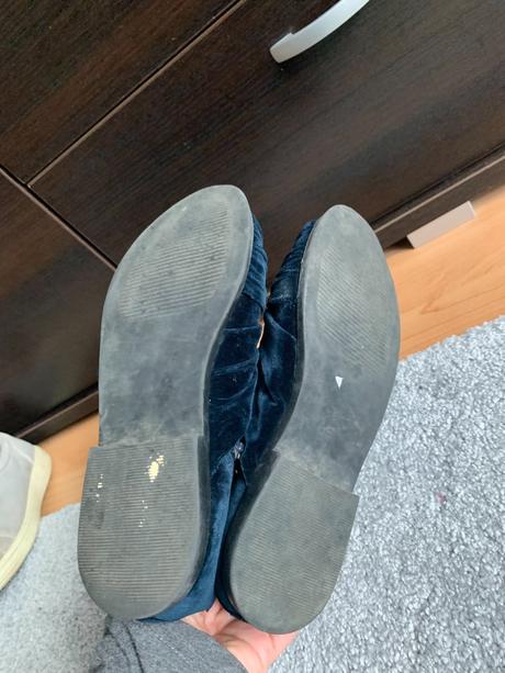 Zamatové topánky, zara,34