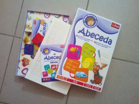 Detská výučba písmená,