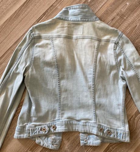 Dámska bledá riflovka, h&m,38