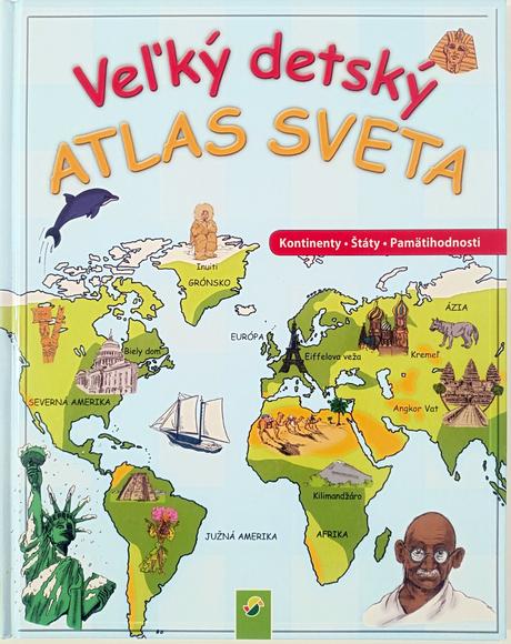 Veľký detský atlas sveta - 95 strán, 