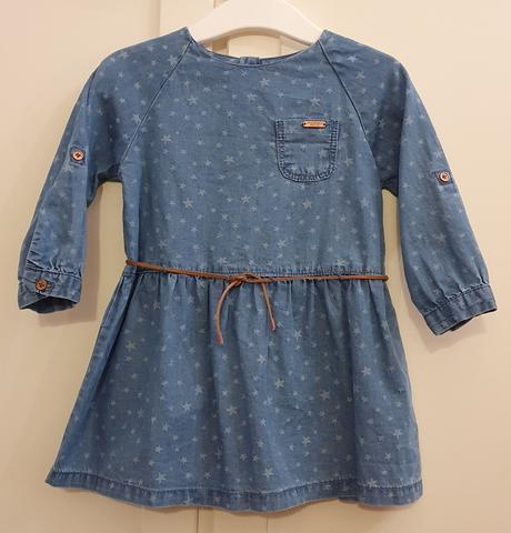 Denimové šaty zara, zara,80