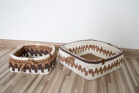 Háčkované košíky, 