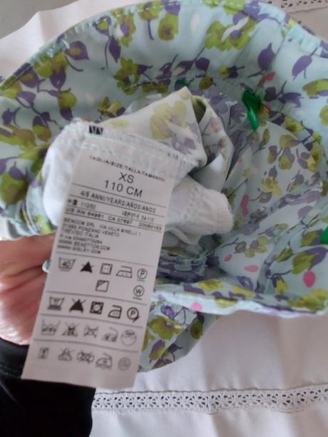 Krasne 7/8nohavicky, benetton,110