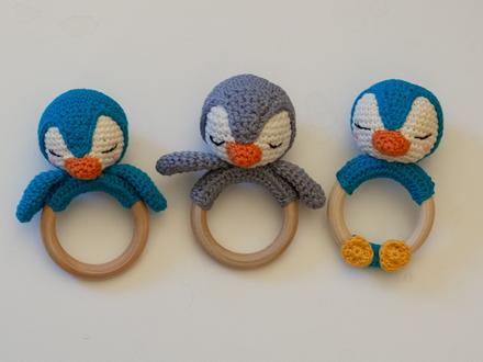 Háčk. hrkálky - tučniak, leňochod,korytnačka a iné,