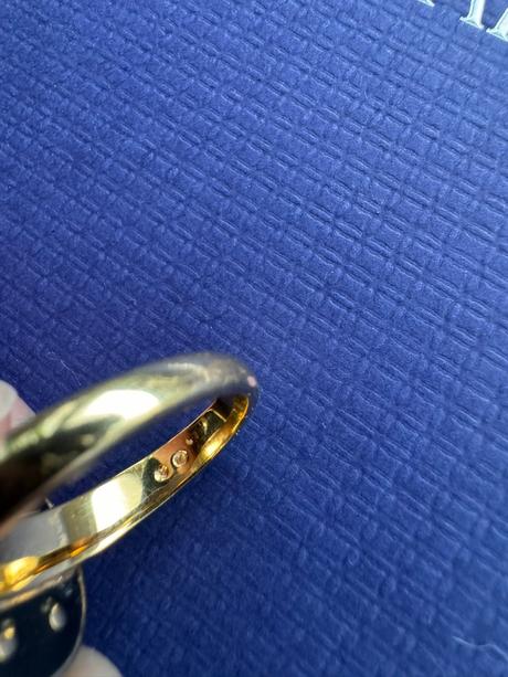 Swarovski - prsteň s lienkou, swarovski