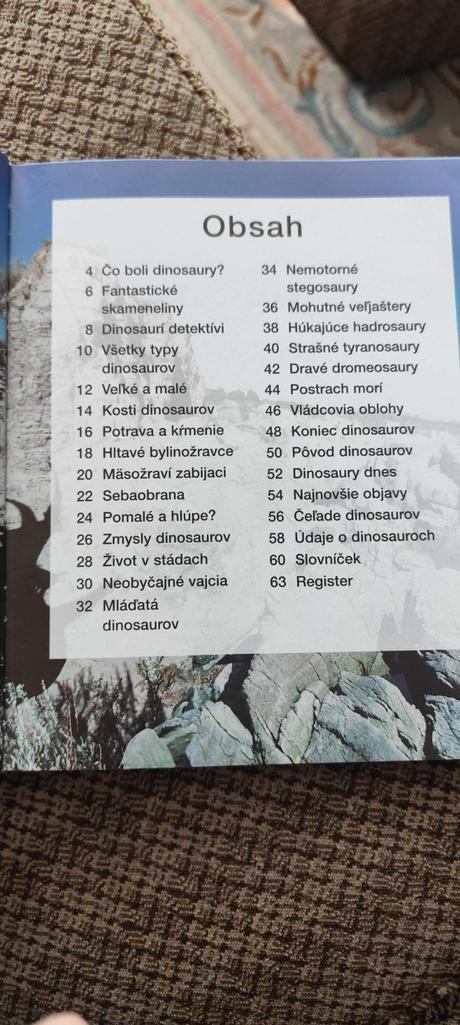 Kniha - dinosaury,