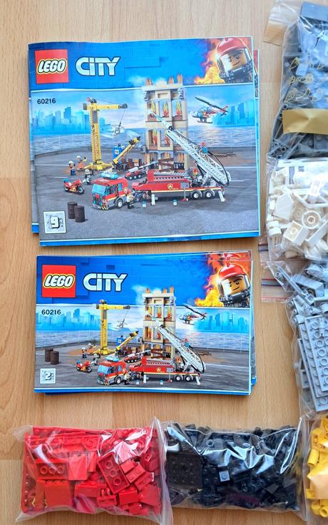 Lego city 60216 zásah hasičov v centre,