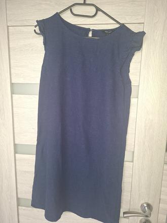 Tmavomodre lanove saty, esmara,40