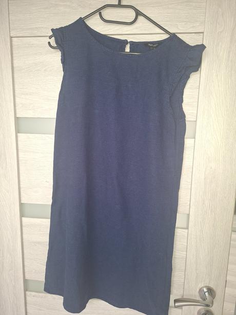Tmavomodre lanove saty, esmara,40