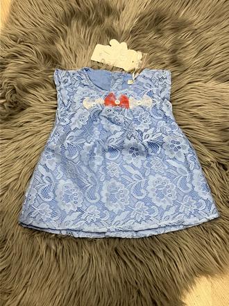 Dievčenské čipkované šaty overkids(6-9 mes.), 68