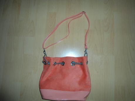 Mensia damska/dievcenska oranzova kabelka, 