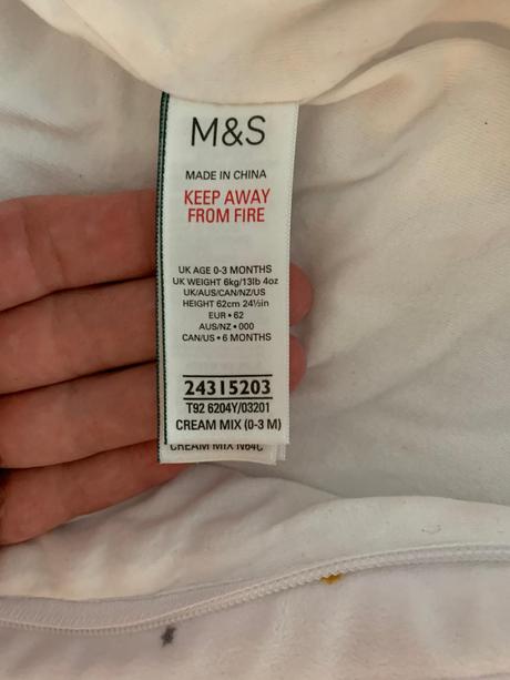 Zimmý overal 0-3m, marks & spencer,56