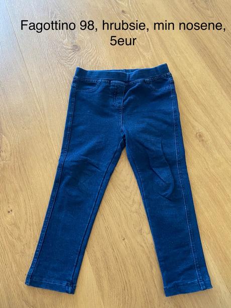 Džegínsy hrubšie, fagottino,98