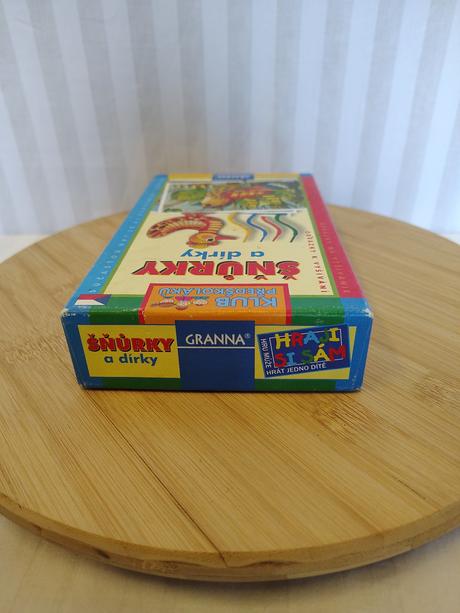 Retro hra šnúrky a dierky, granna, 2003, nekomplet,