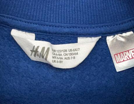 Spiderman mikina veľ. 122/128, h&m,128