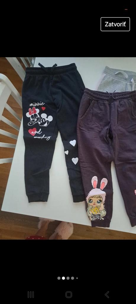 Zateplene teplaky 6/7 rokov, h&m,122