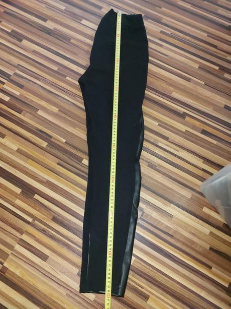 Kožené leginy, mango,s