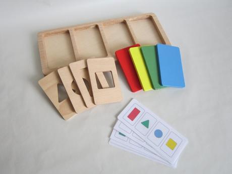 Logická hra farby a tvary, 