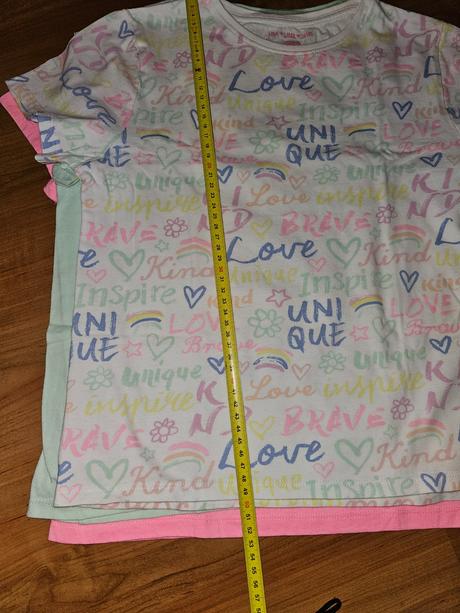 Sukňa a 3x tričko, 140–152