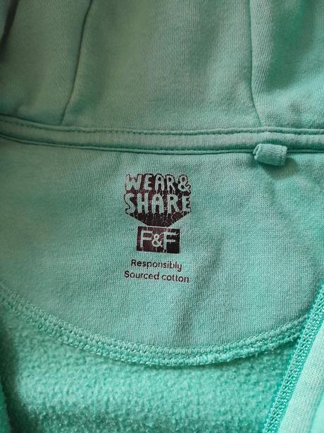 Obyčajná zelená mikina f&f, f&f,110