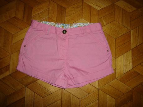 Ružové šortky veľ. 10 rokov, next,140