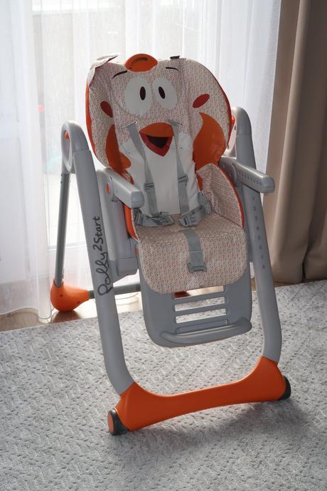 Detská polohovateľná jedálenská stolička chicco, chicco