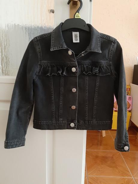 Riflová bunda h&m vel.122, h&m,122