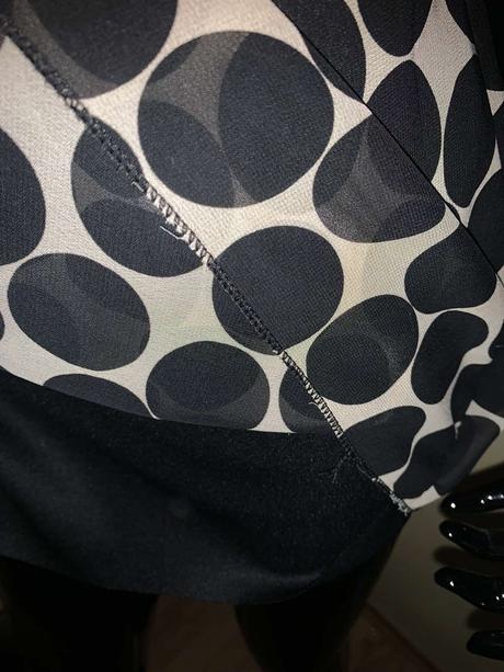 Bodkovaný top xs/s, tu,s