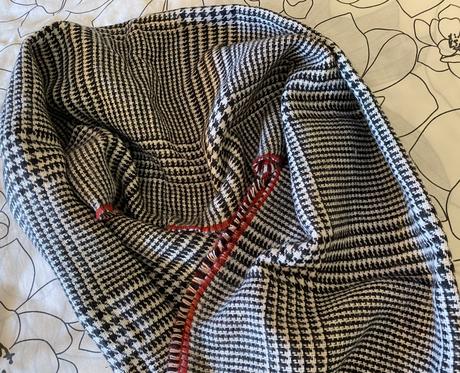 Elegantný mäkký káro šál - uni, 