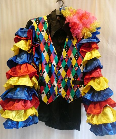 3-dielny kostým klaun-šašo, nederland, l - xl,