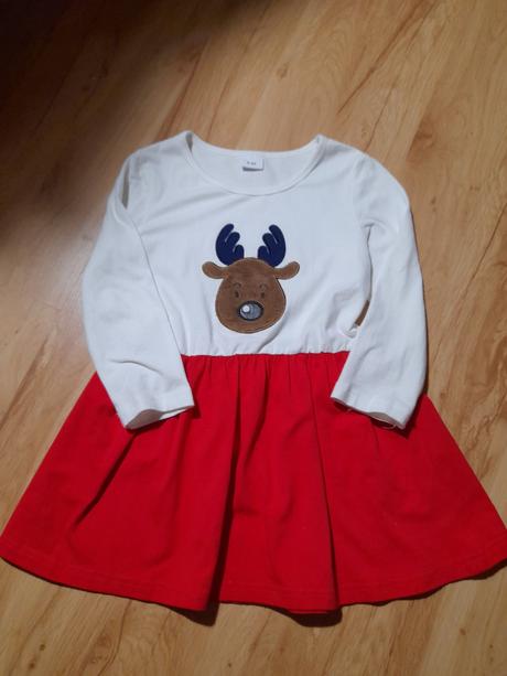 Vianočné šaty so sobom, 98