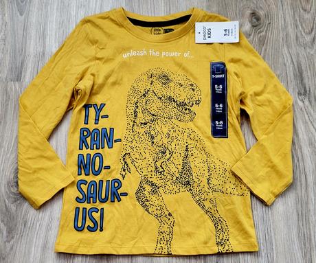 Tričko s dinosaurom little kids 116 na 5-6 rokov, 116