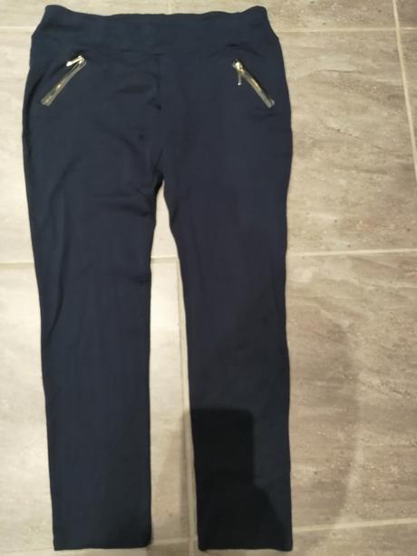 Elastické viskózové nohavice vs, s