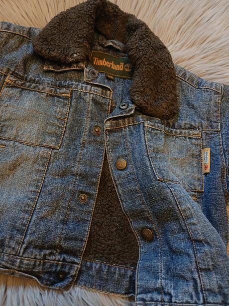 Chlapčenská rifľová bunda zateplená (12mes.), timberland,80