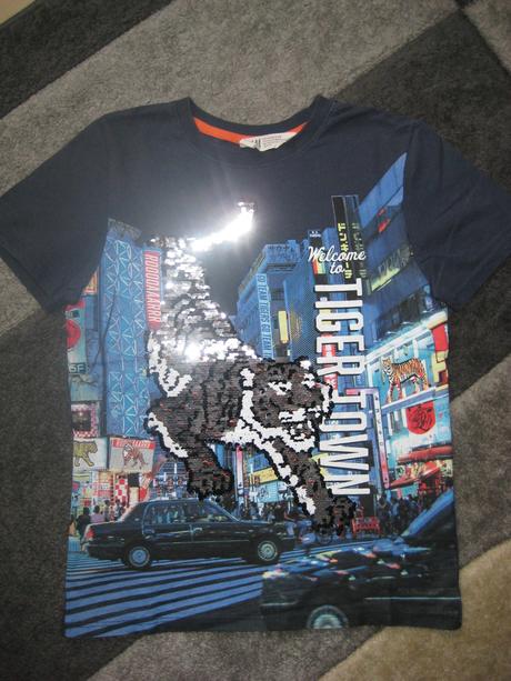 Nádhené tričko, h&m,134