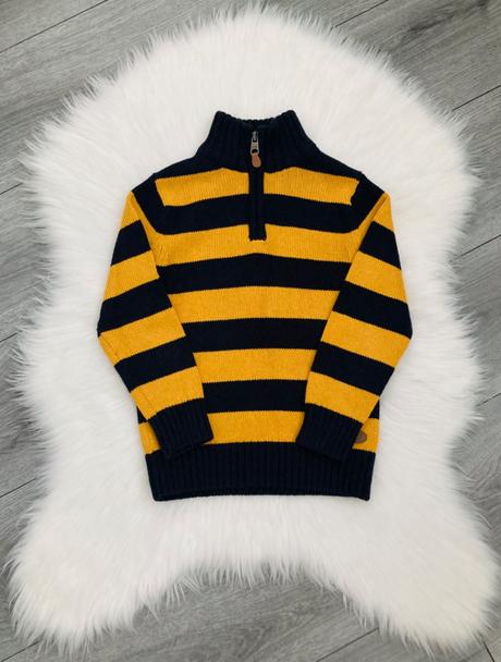 Svetrík s golierom veľ. 110/116, h&m,116